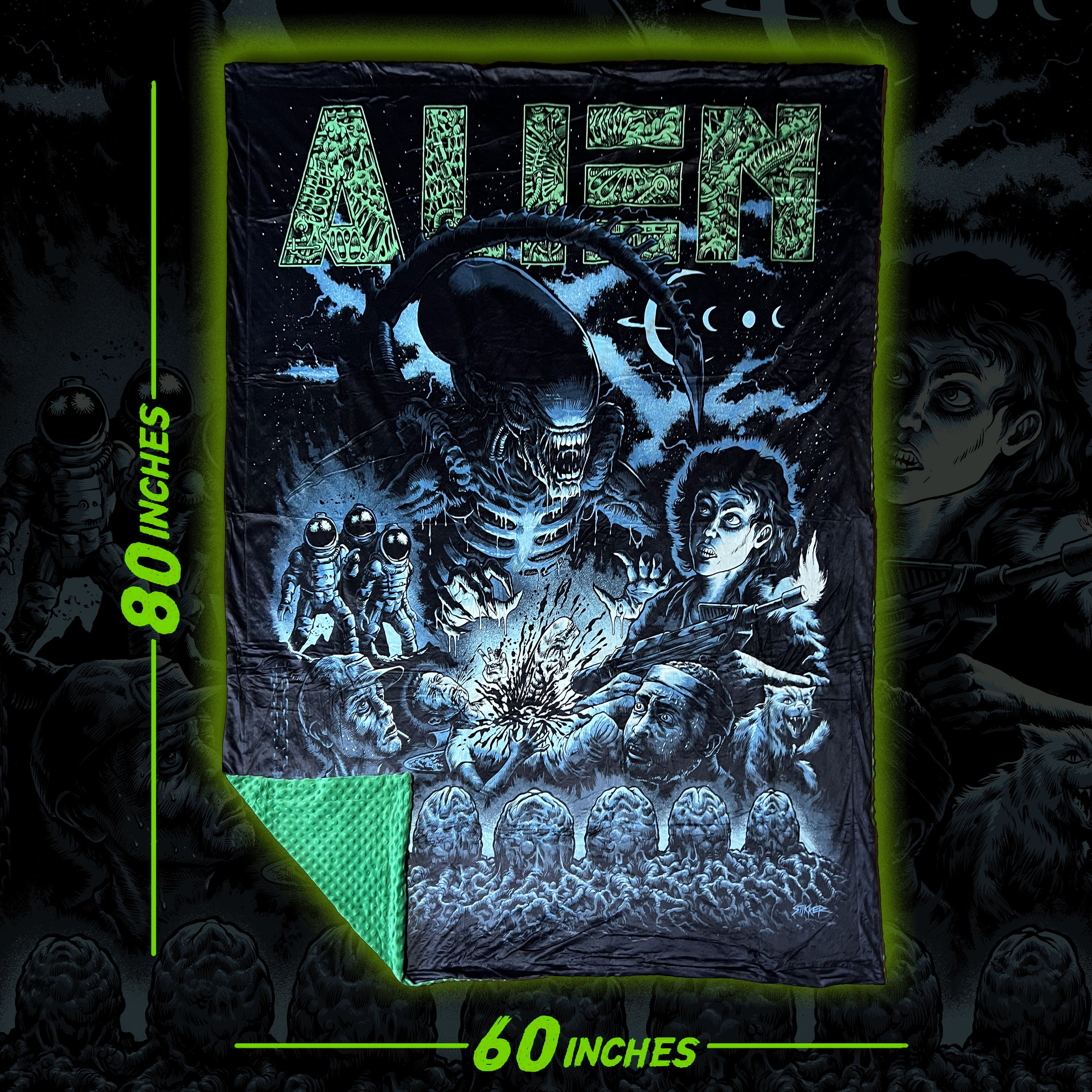 PRE-ORDER: Alien - 60" x 80" Fleece Blanket