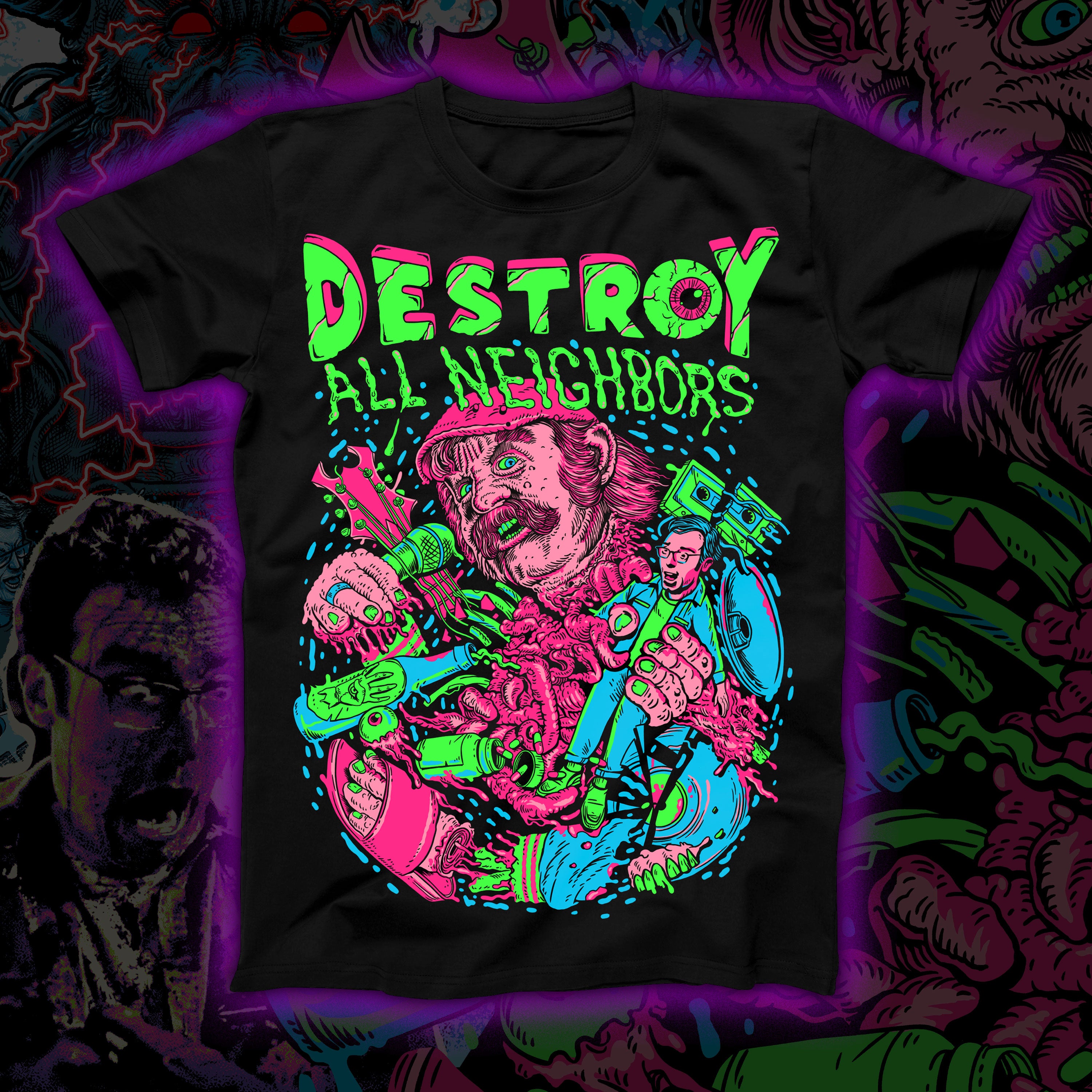 PRE-ORDER: Destroy All Neighbors “Mass Manslaughterer” Regular tee