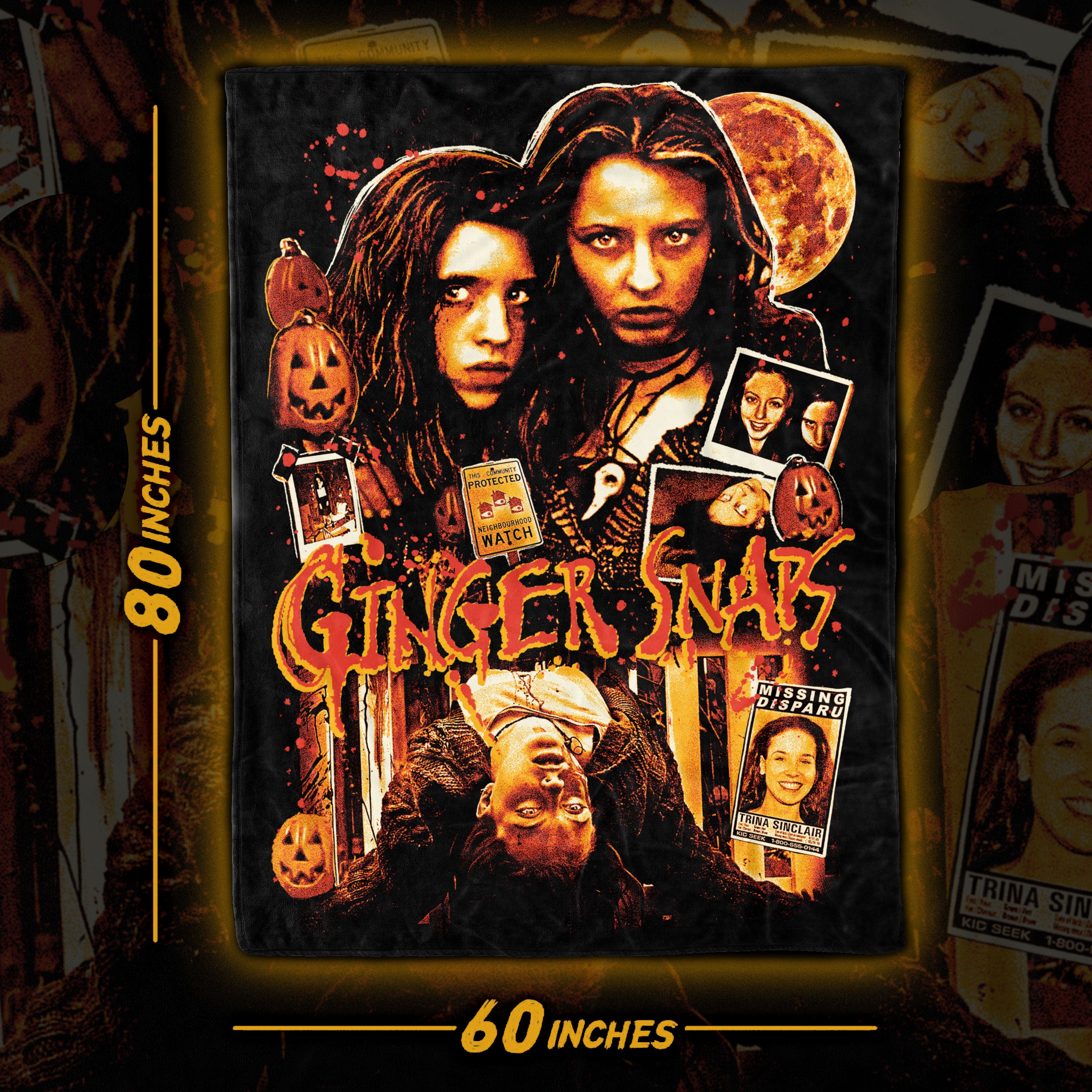 Ginger Snaps - 60" x 80" Fleece Blanket