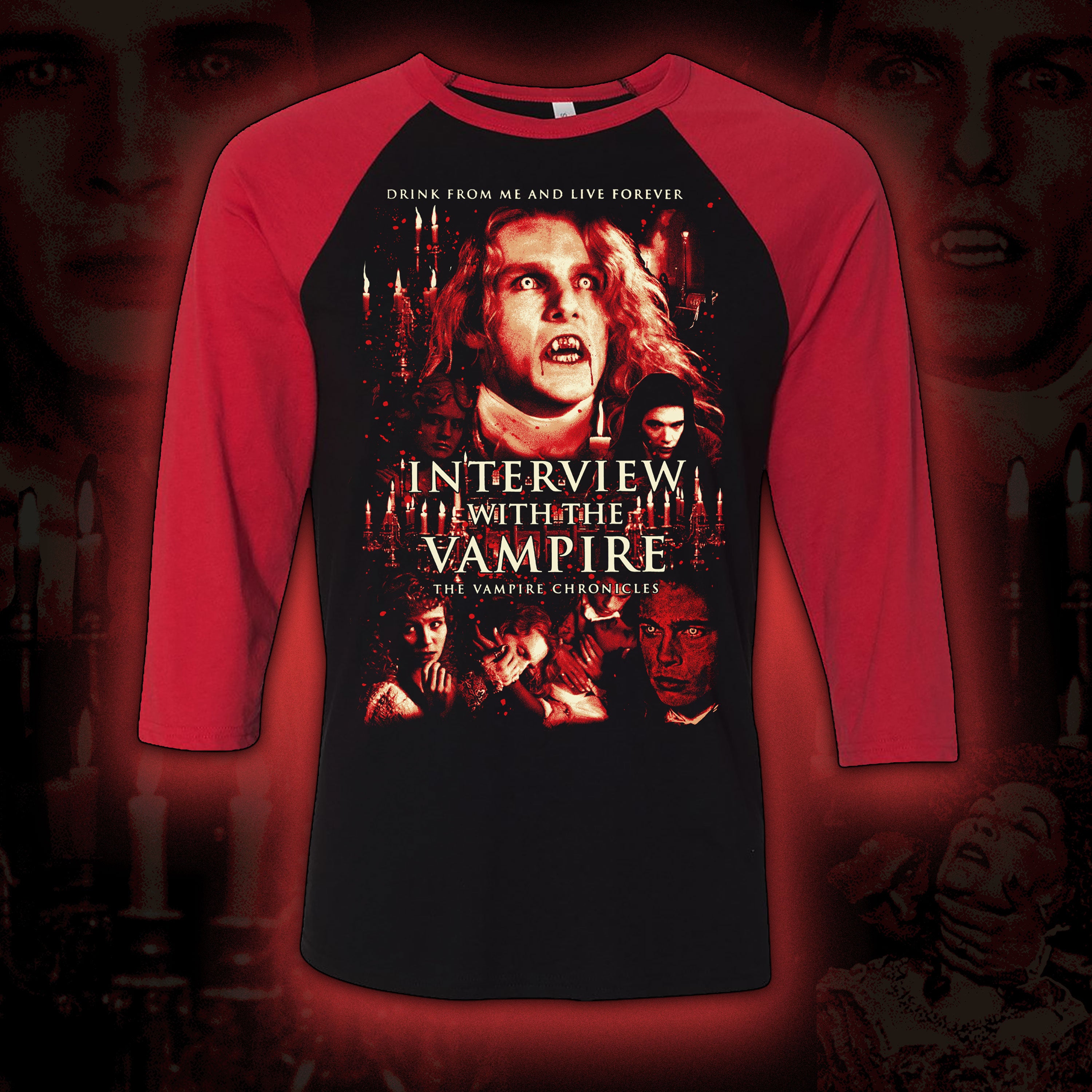 PRE-ORDER: Interview with the Vampire – Baseball tee