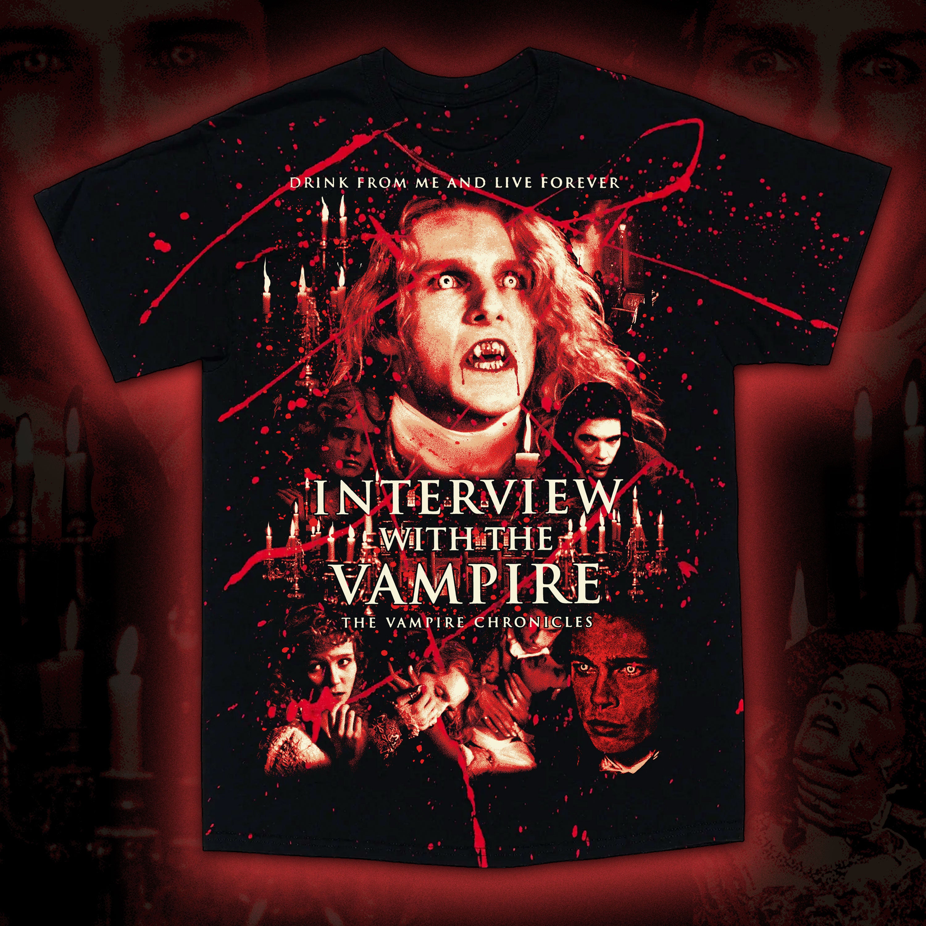 PRE-ORDER: Interview with the Vampire “Drink” Tie dye