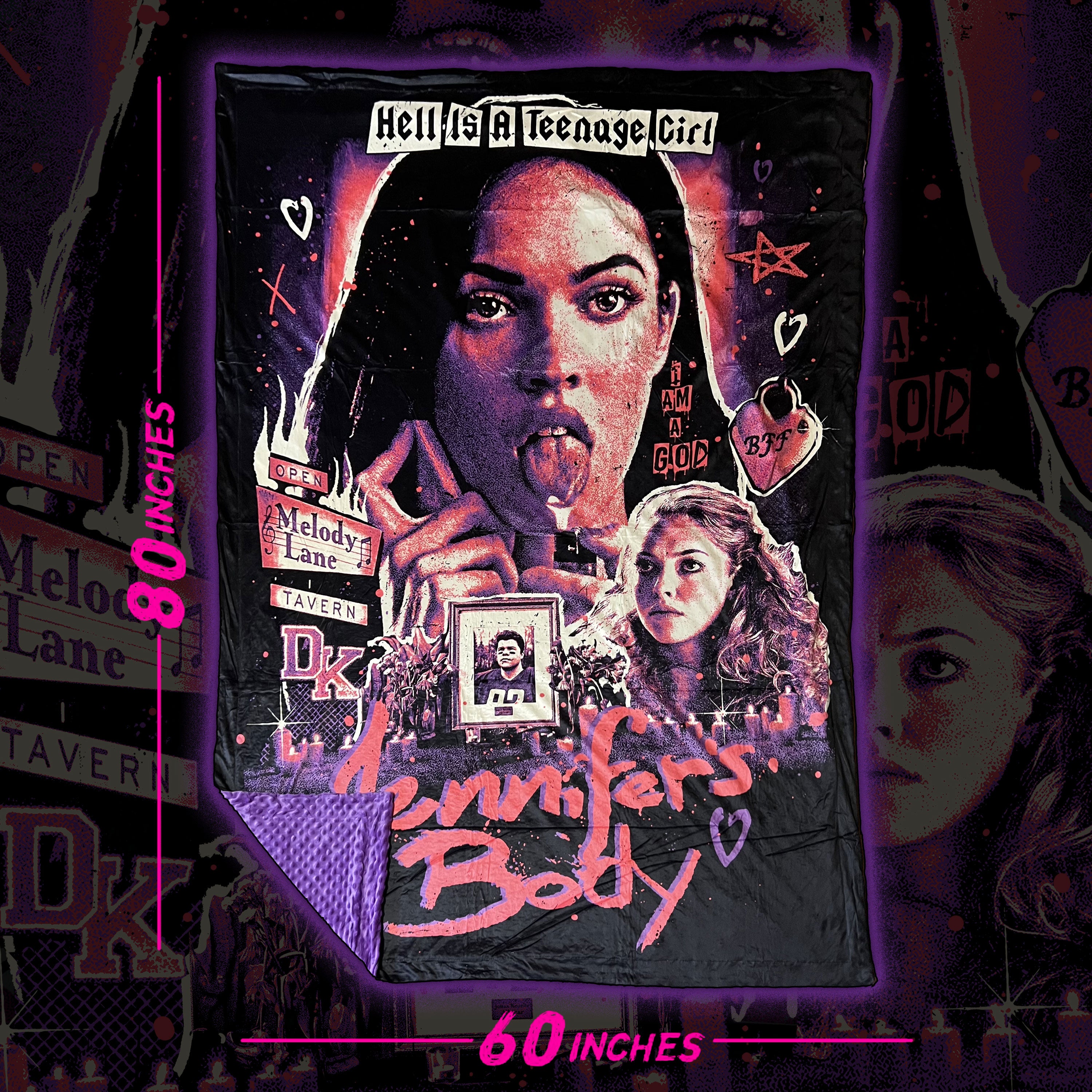 PRE-ORDER: Jennifer's Body - 60" x 80" Fleece Blanket