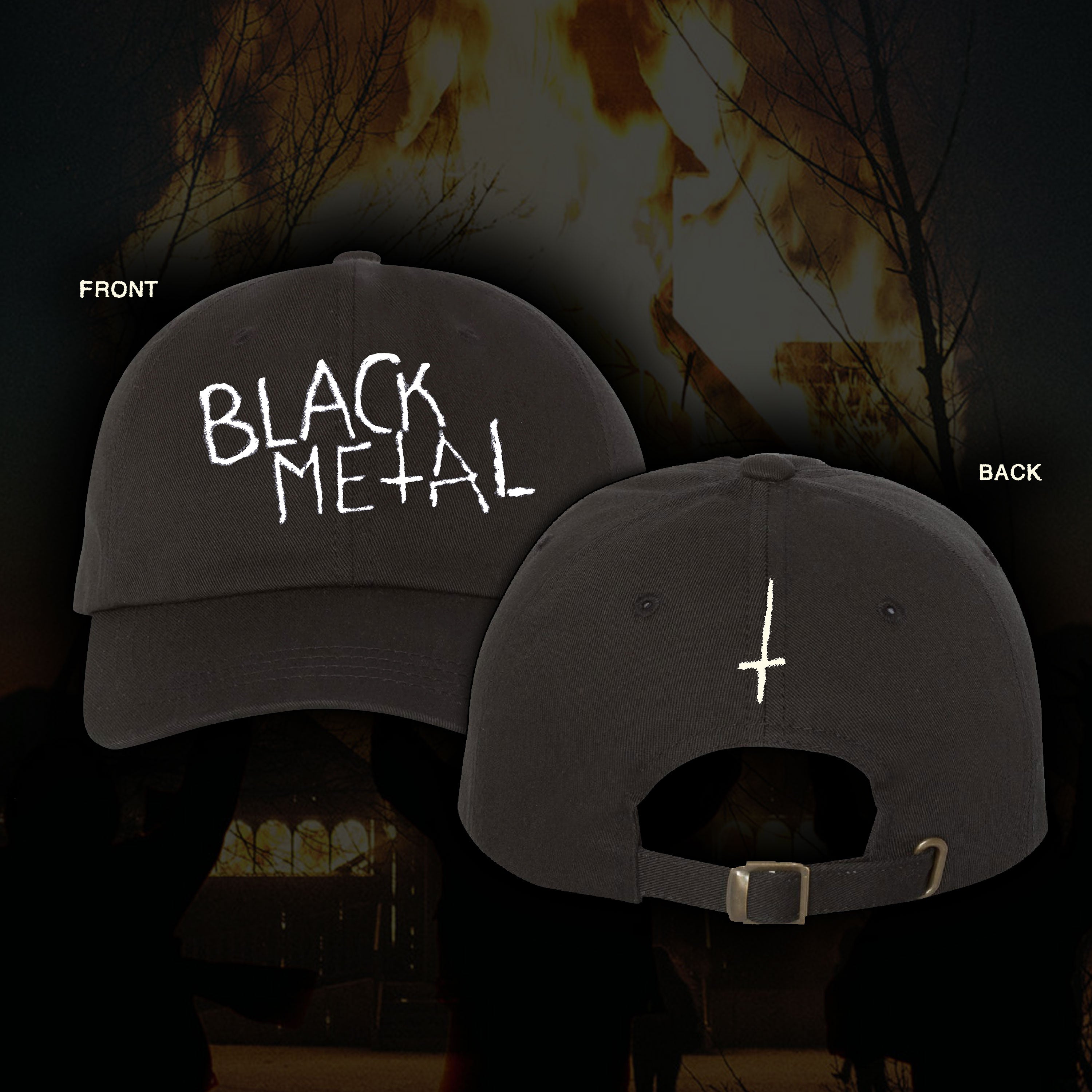 Black Metal - Embroidered Hat