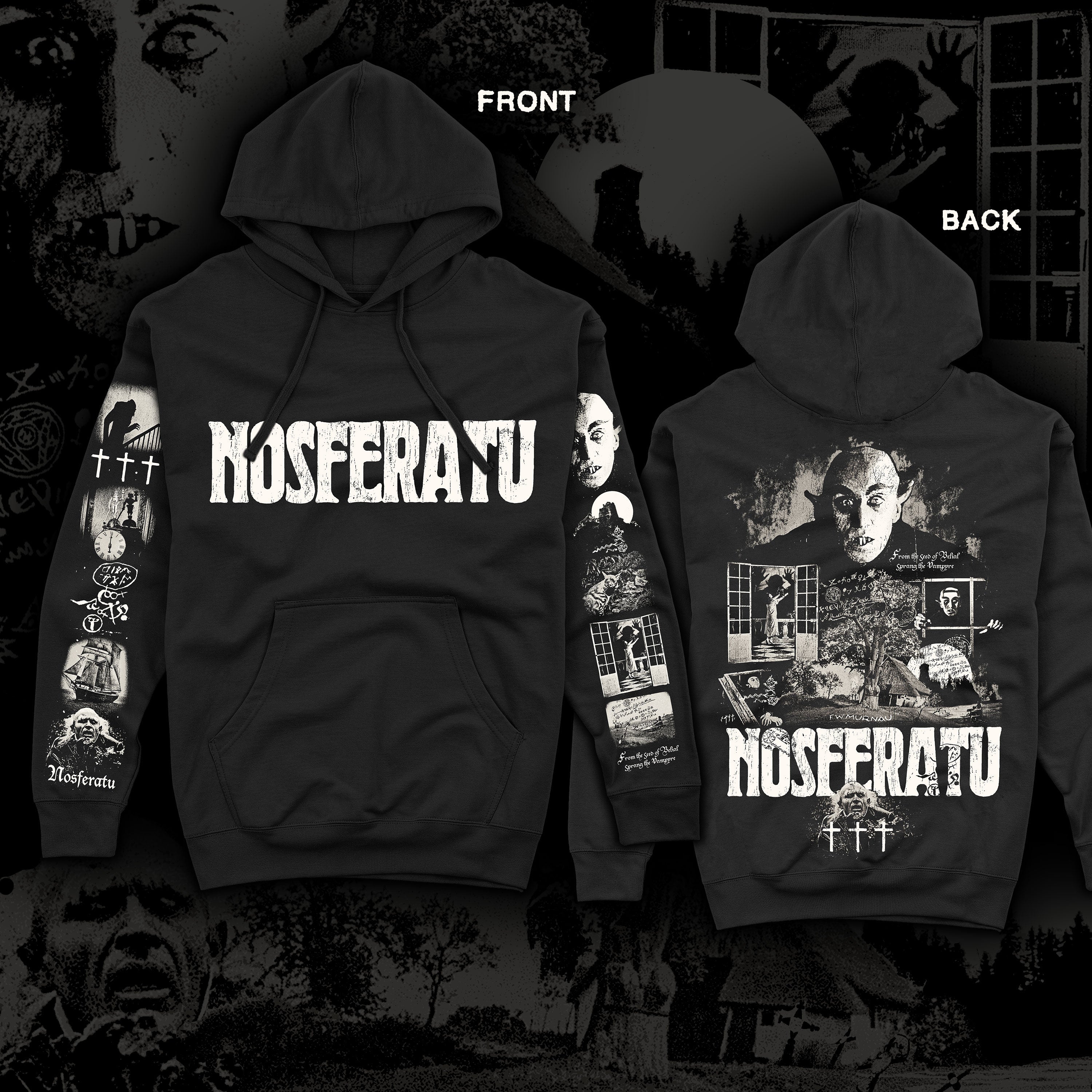 Nosferatu “Blood is Life” Pullover hoodie