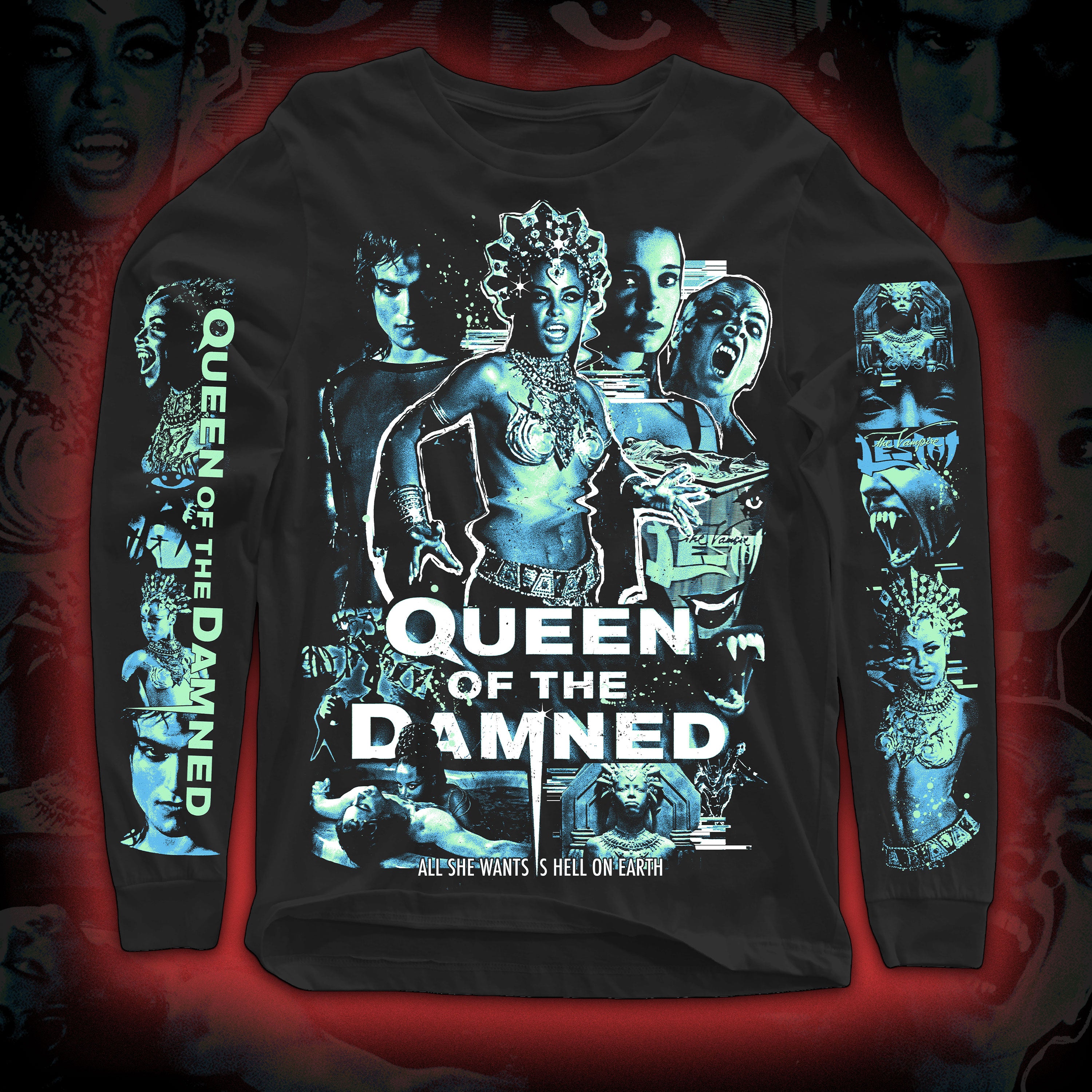 PRE-ORDER: Queen of the Damned – Regular long sleeve