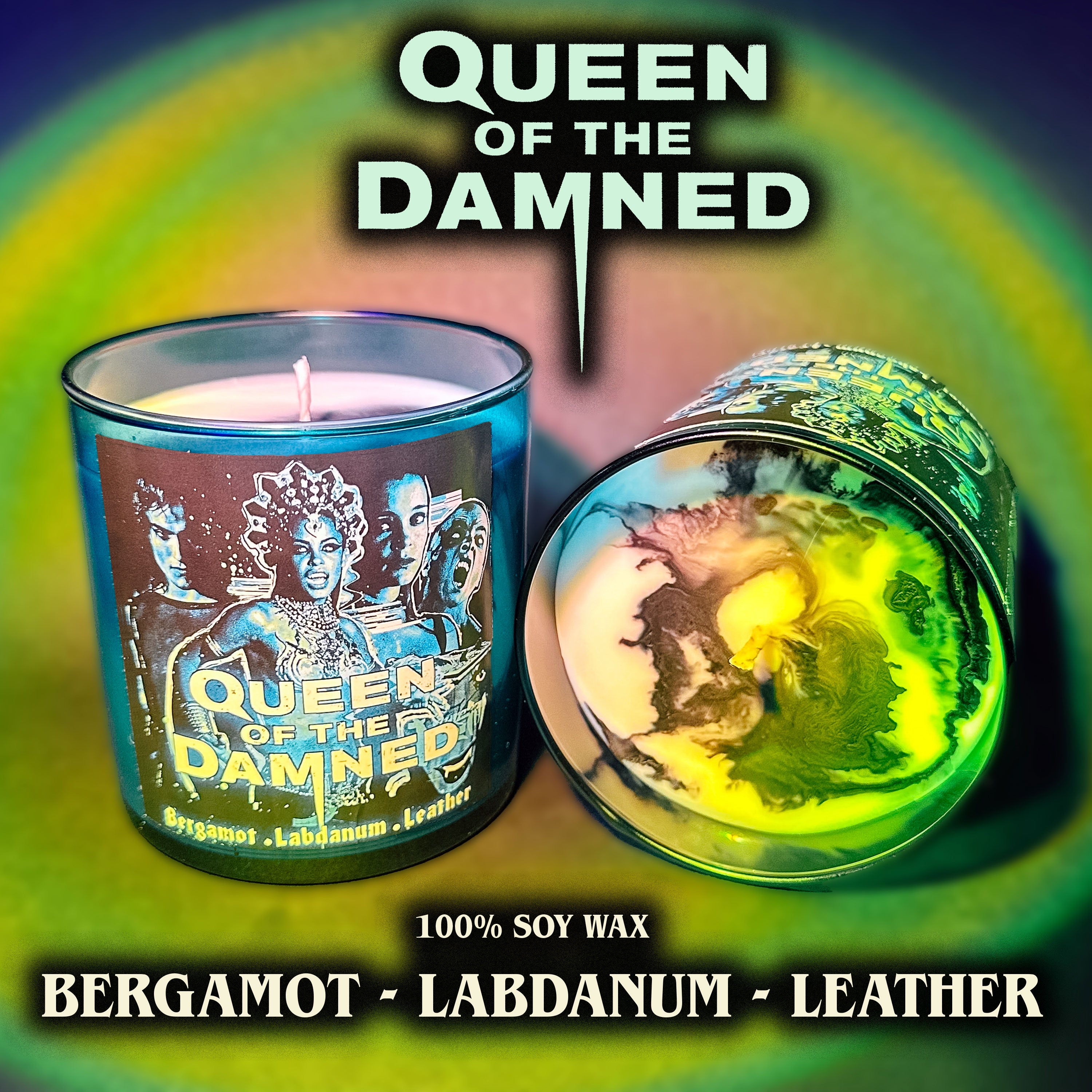 PRE-ORDER: Queen of the Damned - Bergamot. Labdanum. Amber Candle