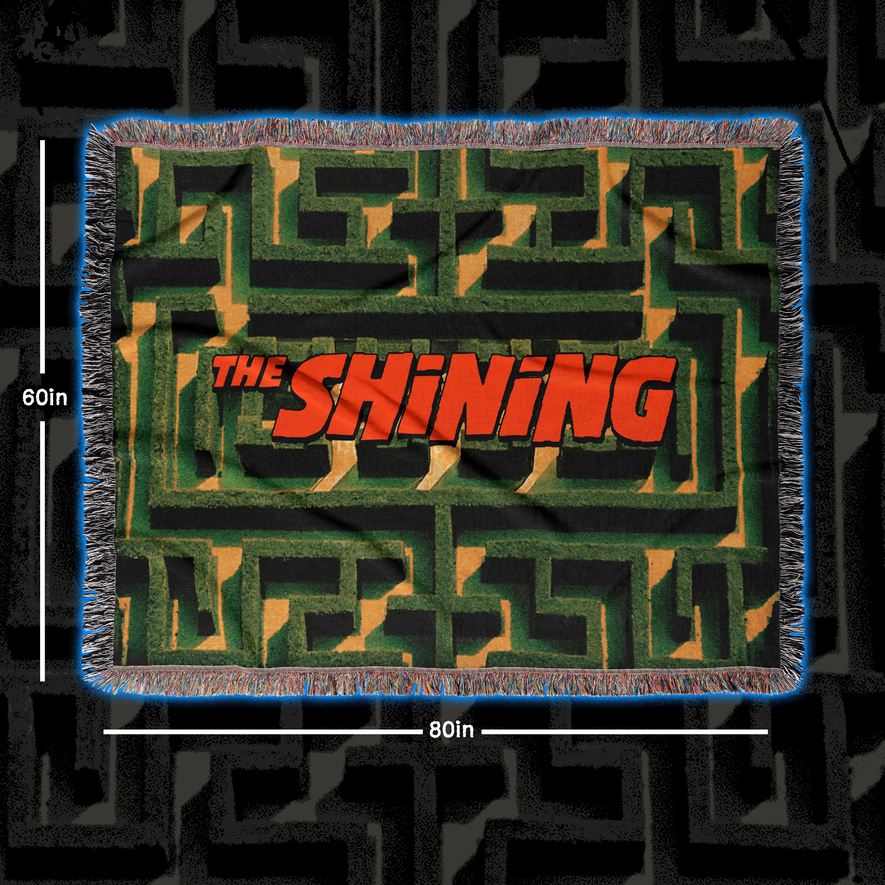 PRE-ORDER: The Overlook Maze – 60” x 80” Woven Blanket