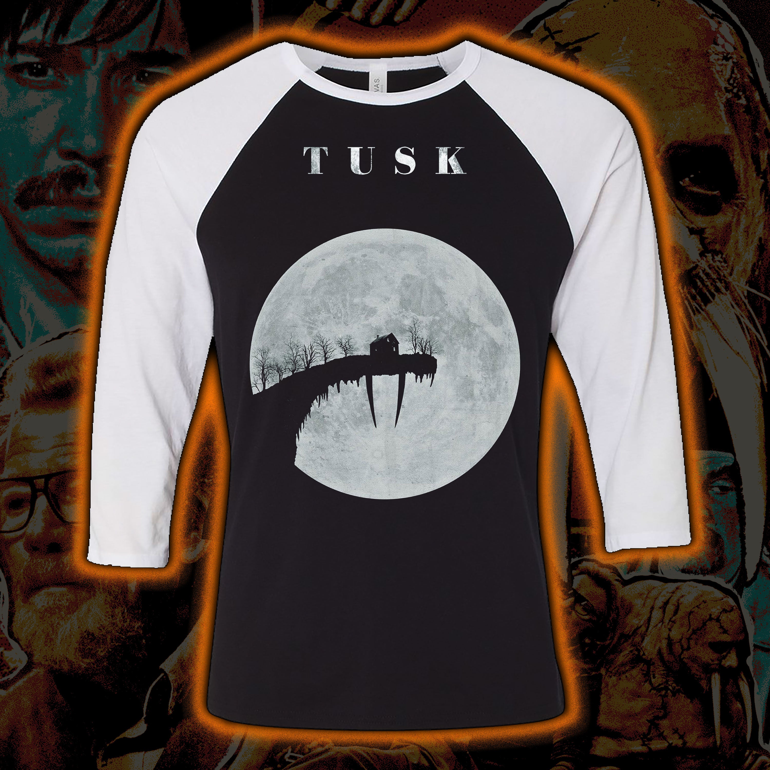 Tusk “The Great Darkness” Baseball tee